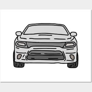 gift super cars illustration Posters and Art